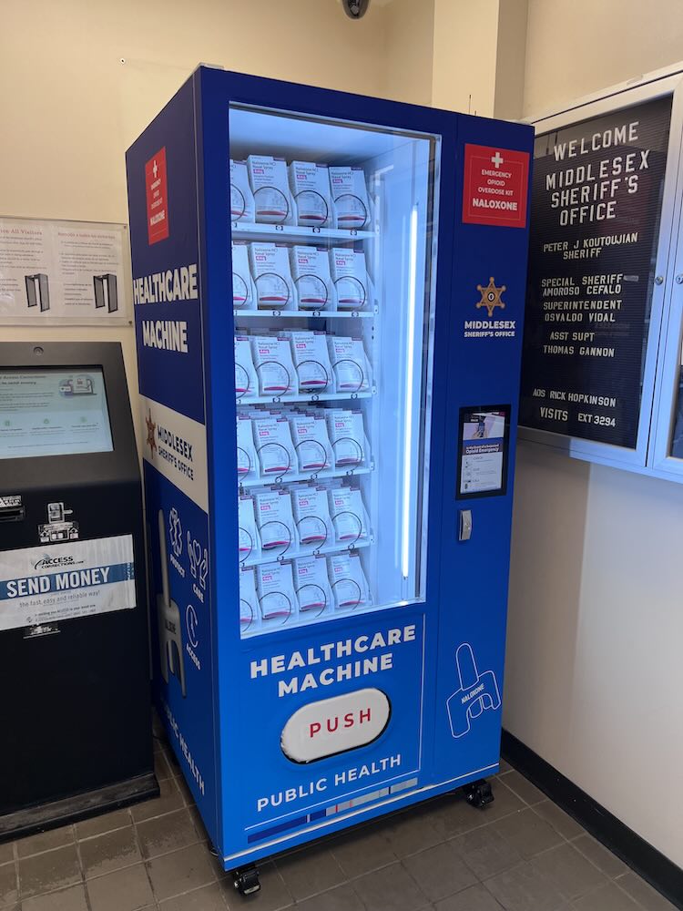 Installed vending machine — Massachusetts